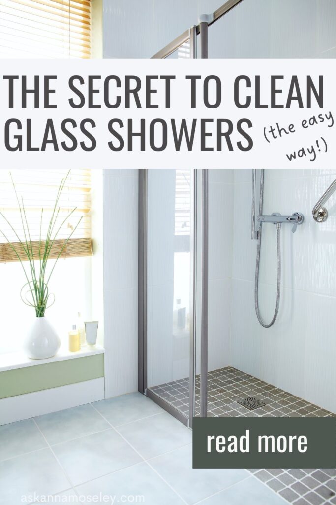 The Secret to Clean Glass Showers | Ask Anna