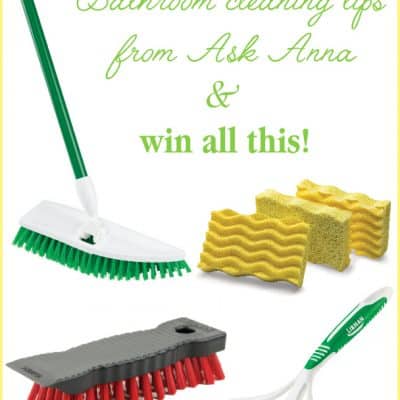Bathroom Cleaning Tips & a BIG Giveaway from Libman