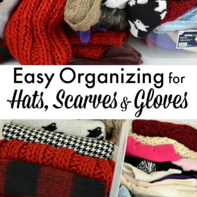 Easy Organization for Hats, Scarves and Gloves