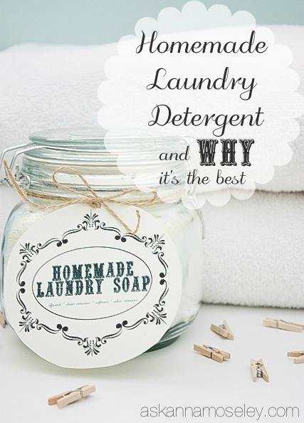 The BEST Homemade Laundry Detergent, and Why
