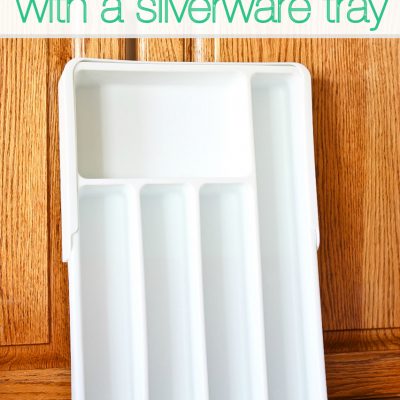 Simple Organization Tips using a Silverware Tray