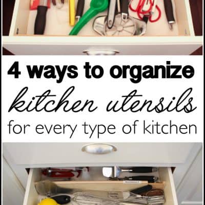 How to Organize Kitchen Utensils in 30 min or Less!