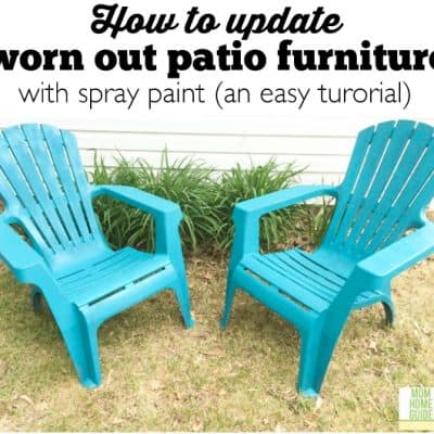 How to Update Old Patio Chairs (an Easy Tutorial)