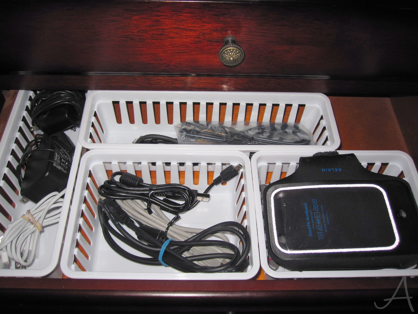 Day #11: How to Organize Cords & Chargers