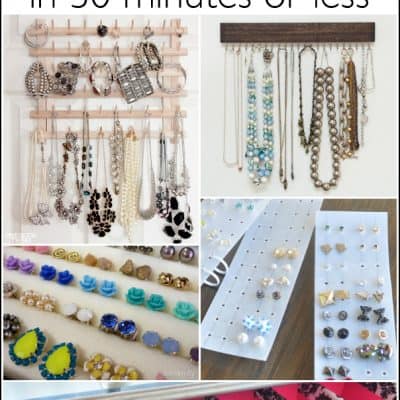 How to Organize Jewelry in 30 minutes or Less