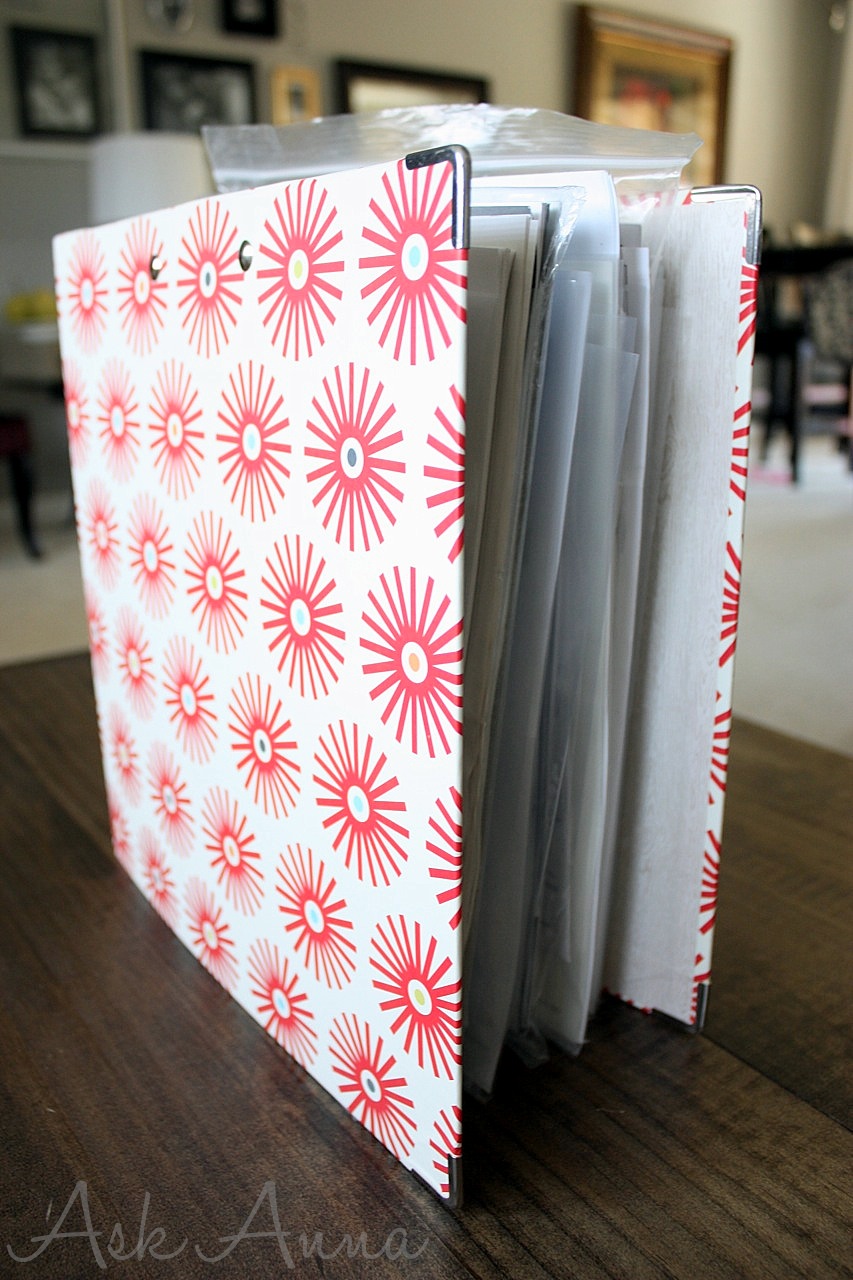 Day #12: Organizing with Binders – Manuals & Warranties