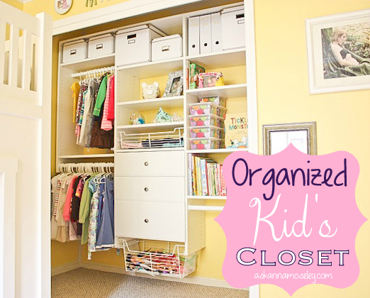 Organized Kids Closet