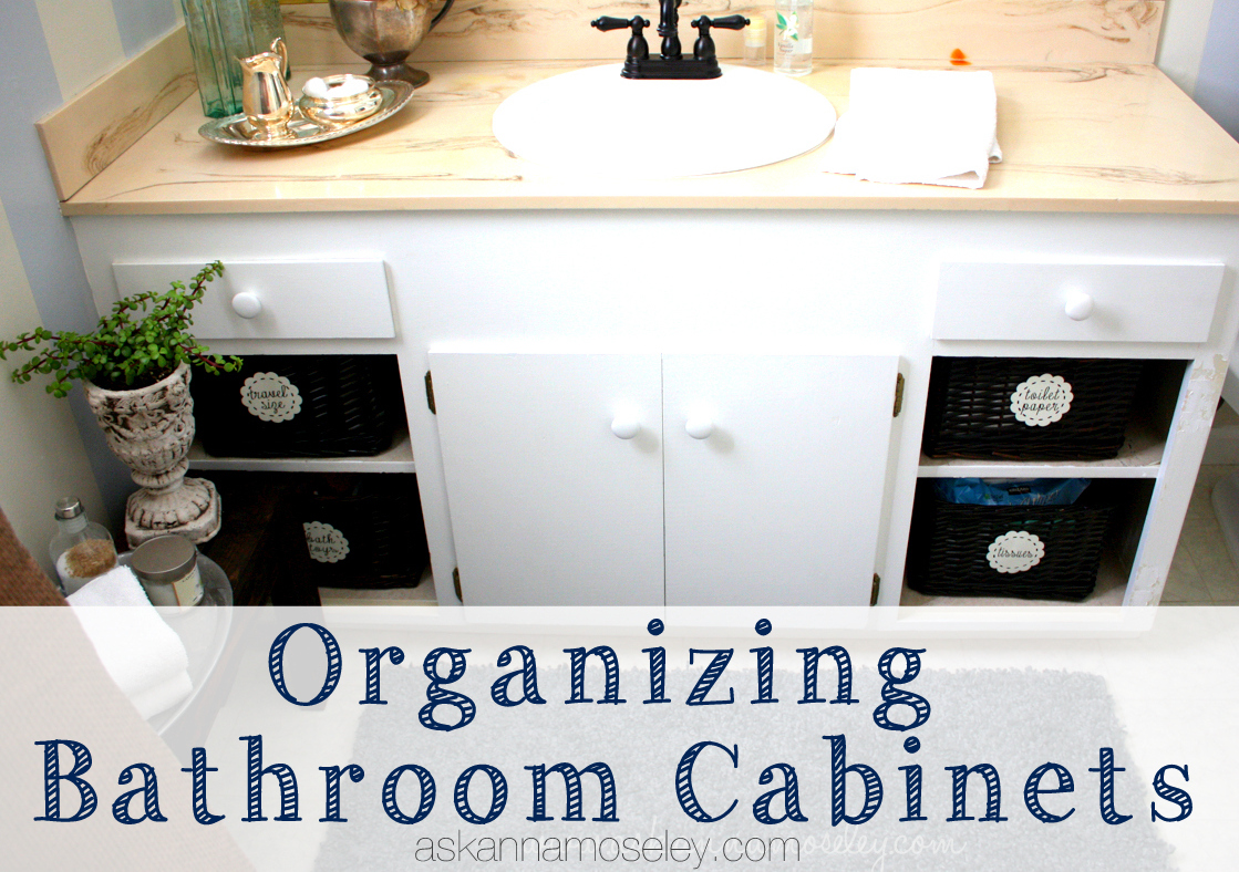 Organizing Bathroom Cabinets
