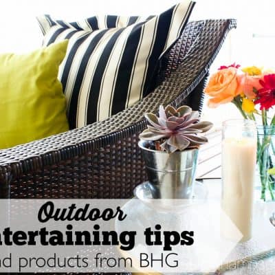 Outdoor Entertaining Tips an Engagement & a Giveaway!!!