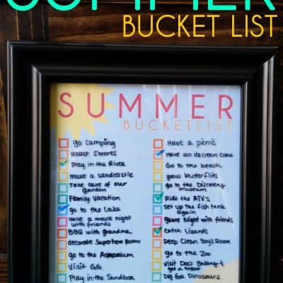 FREE Printable Summer Bucket List