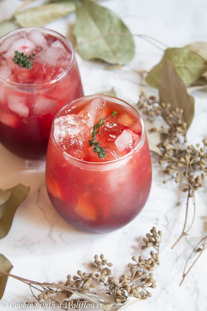 Sparkling Pomegranate Apple Lemonade | Ask Anna