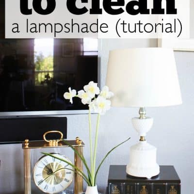 The Best Way to Clean a Lampshade