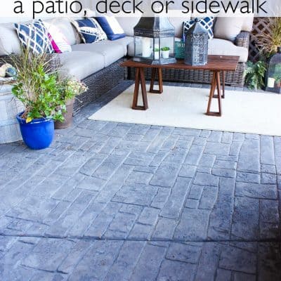 The Easiest Way to Clean a Deck or Patio *video tutorial*