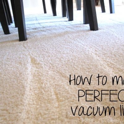 How to make Perfect Vacuum Lines