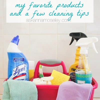 What’s in my Cleaning Toolbox & a Few Cleaning Tips