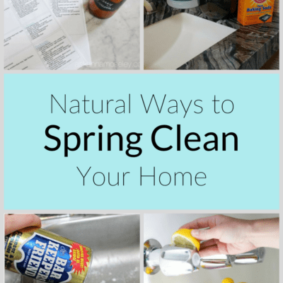 Top Tips for Spring Cleaning with Natural Products