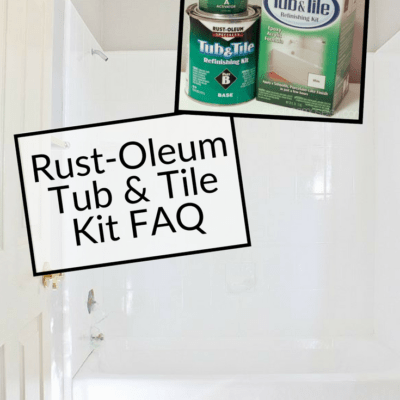 Rust-Oleum Tub and Tile Transformation FAQ